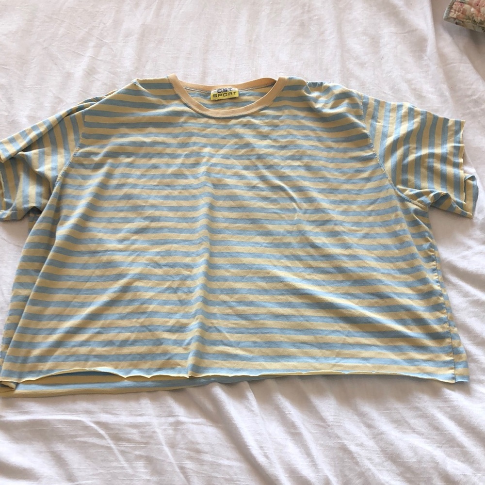 Stripped Crop Top